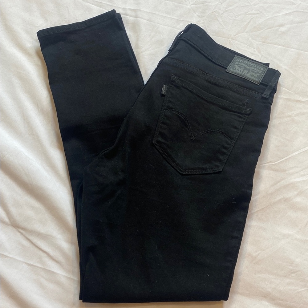Black Denim Levi Jeans